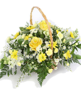 cesto-funebre-di-fiori-gialli