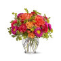 bouquet-di-roselline-arancio-e-fiori-misti-rossi-e-rosa