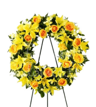 corona-funebre-di-fiori-gialli