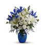 bouquet-di-roselline-gigli-bianchi-e-iris