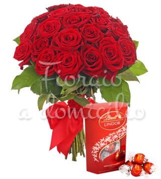 18-rose-rosse-con-lindor