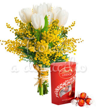 bouquet-di-mimose-e-lindor